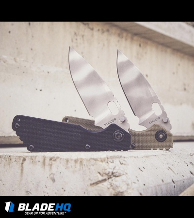 Strider SNG Frame Lock Knife OD Green G-10 (3.5