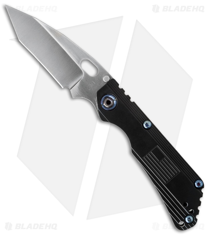 Duane Dwyer Custom SnG Tanto Knife Stepped Black Titanium (3.5" Satin CD-1)