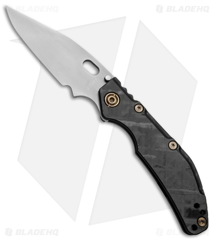 Duane Dwyer Custom BBN-L Frame Lock Knife Carbon Fiber/Ti (3.9" Gunmetal)