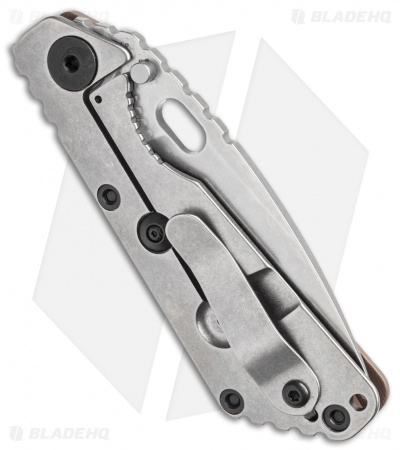Strider SnG CC Frame Lock Knife Coyote G-10 (3.5" Stonewash)