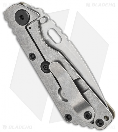 Strider SnG CC Frame Lock Knife Green G-10 (3.5" Stonewash)