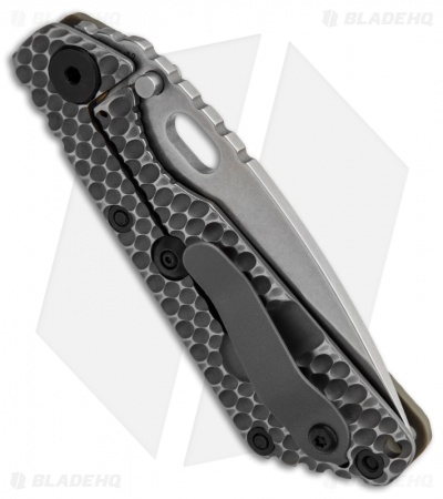 Strider 3/4 SnG Green GG Gunner Grip Folding Knife (3.5" Stonewash Plain)