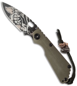 Strider SnG-CC Starlingear Irish Pride Knife OD Green G-10 (Black w/Graphic)