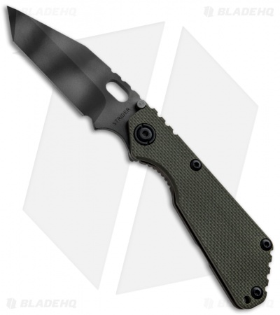 Strider Knives SnG Tanto 3/4 OD Green Knife (3.5" Tiger Stripe)