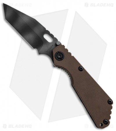 Strider Knives SnG Tanto 3/4 Coyote Brown Knife (3.5" Tiger Stripe)