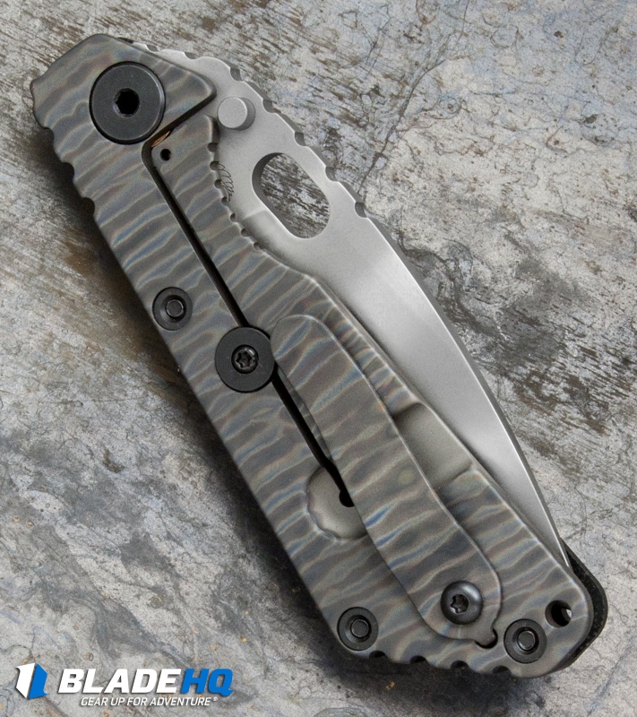Strider SNG Frame Lock Knife Black G-10 (3.5" CTS40CP Tiger Stripe)