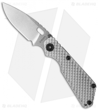 Strider SnG GG Spear Point Knife Gray G-10 (3.5" Stonewash)