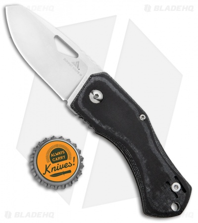 Summit Knife Co. Half Dome Frame Lock Knife Black Micarta (2.4" Stonewash)