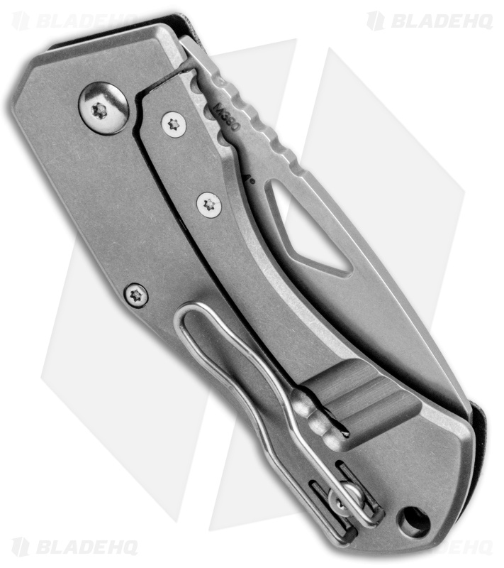 Summit Knife Co. Half Dome Frame Lock Knife Black Micarta (2.4" Stonewash)