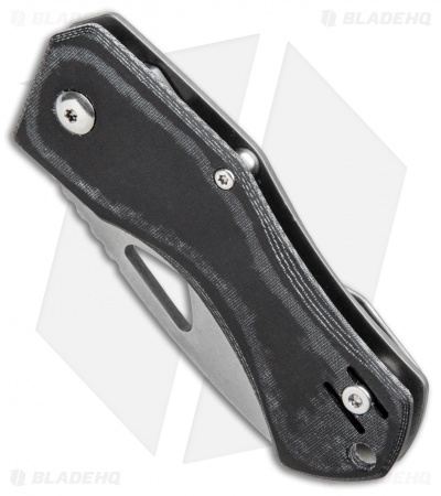 Summit Knife Co. Half Dome Frame Lock Knife Black Micarta (2.4" Stonewash)
