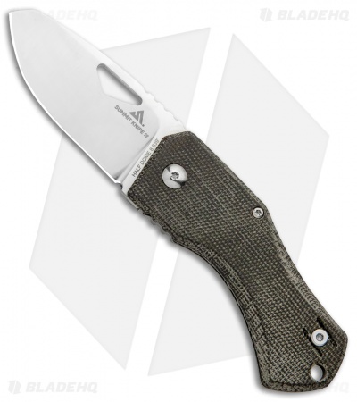 Summit Knife Co. Half Dome Frame Lock Knife Green Micarta (2.4" Satin)