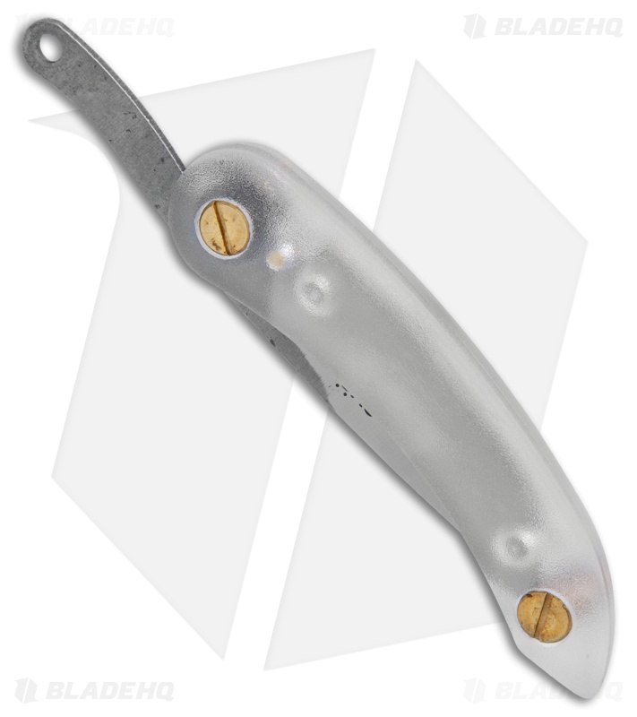 Svord Mini Peasant Knife Friction Folder Crystal Clear (2.5" Satin)