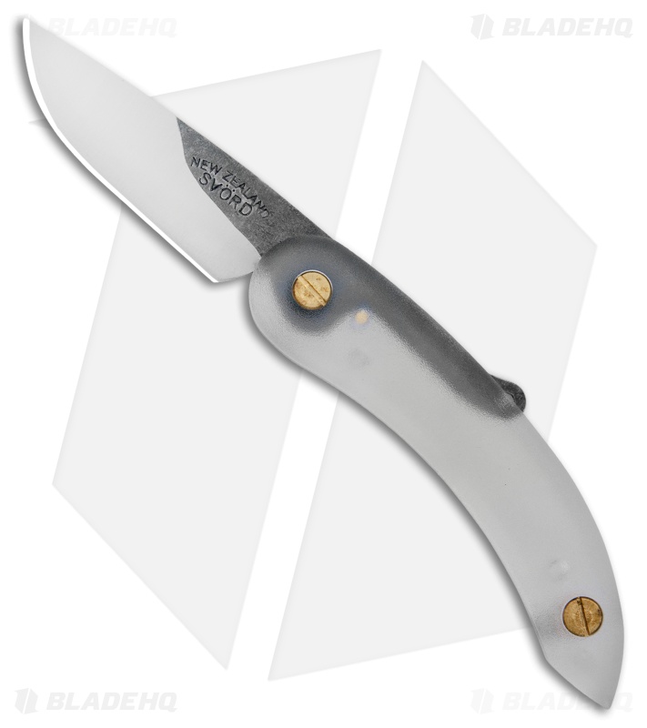 Svord Peasant Knife Friction Folder Crystal Clear (3.25" Satin)