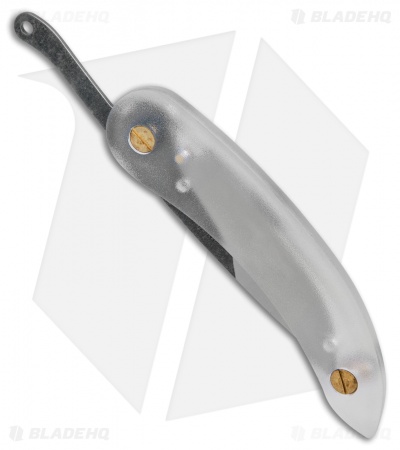 Svord Peasant Knife Friction Folder Crystal Clear (3.25" Satin)