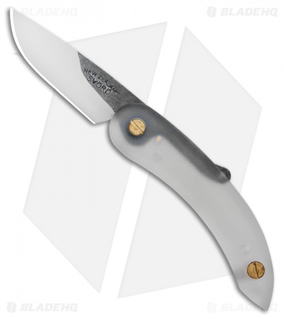 Svord Peasant Knife Friction Folder Crystal Clear (3.25" Satin)