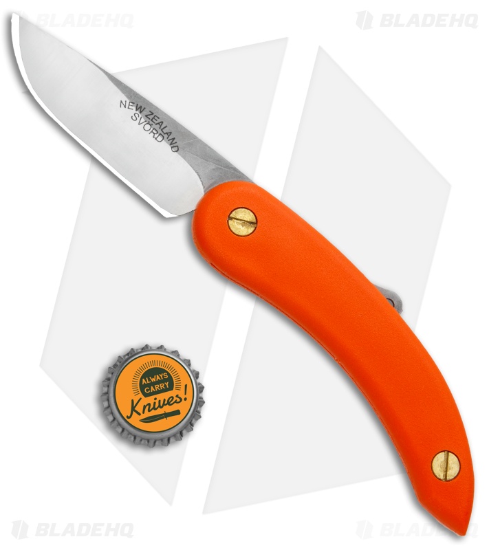 Svord Peasant Knife Friction Folder Orange (3.25" Satin)