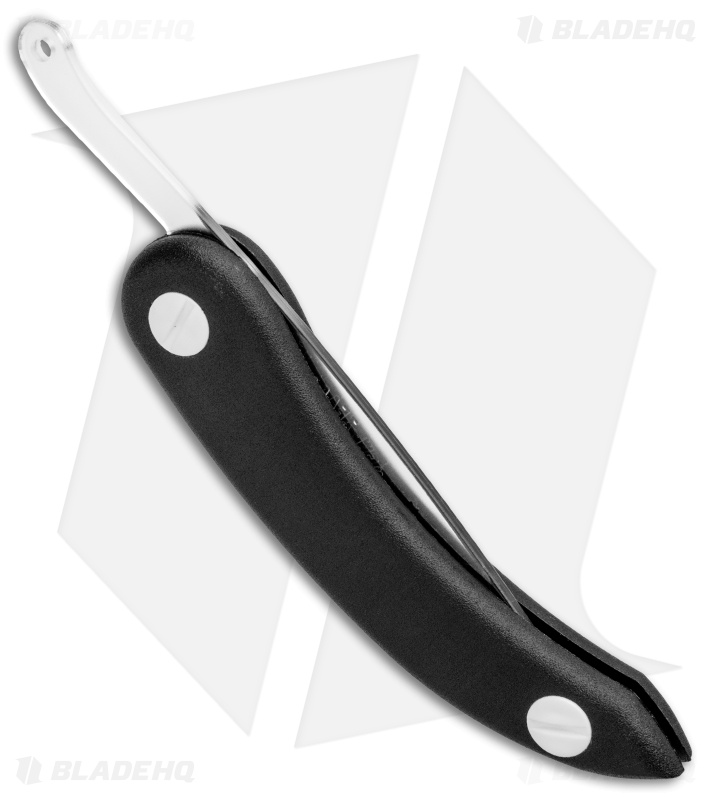 Svord Zero Metal Peasant Knife Friction Folder Black (3.125" Polymer)