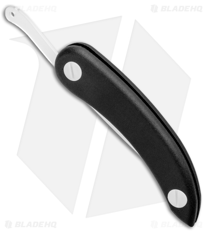 Svord Zero Metal Peasant Knife Friction Folder Black (3.125" Polymer)