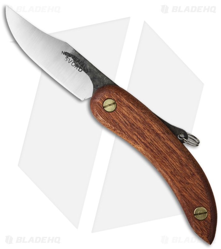Svord Heavy Peasant Clip Point Friction Folder Wood (3.5" Satin)