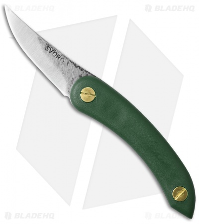 Svord Thwitel Replica Whittling Knife Dark Green Polypropylene (2.5" Satin)