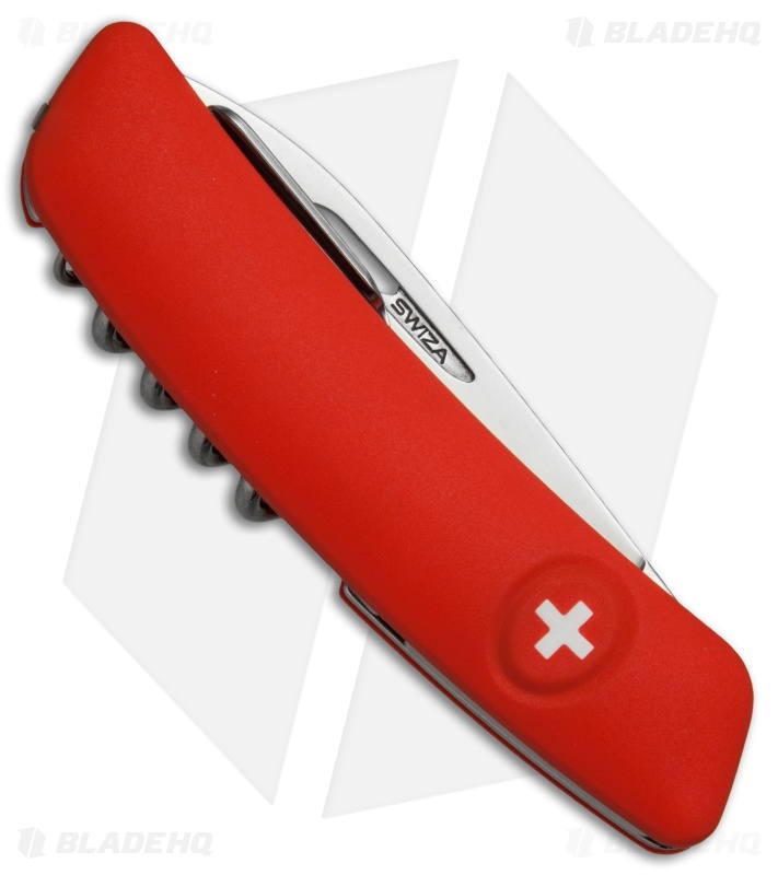 Swiza D01 Swiss Pocket Knife Red (3" Satin) 