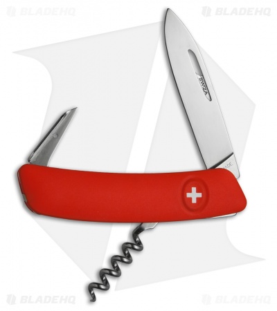 Swiza D01 Swiss Pocket Knife Red (3" Satin) 