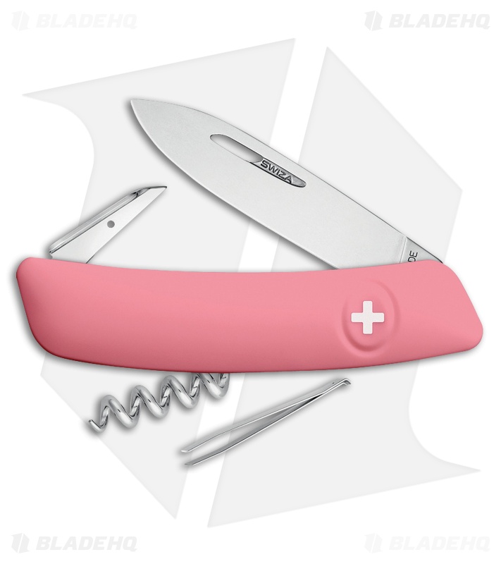 Swiza D01 Swiss Pocket Knife Pink (3" Satin)