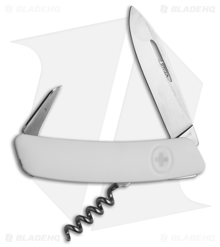 Swiza D01 Swiss Pocket Knife White (3" Satin)
