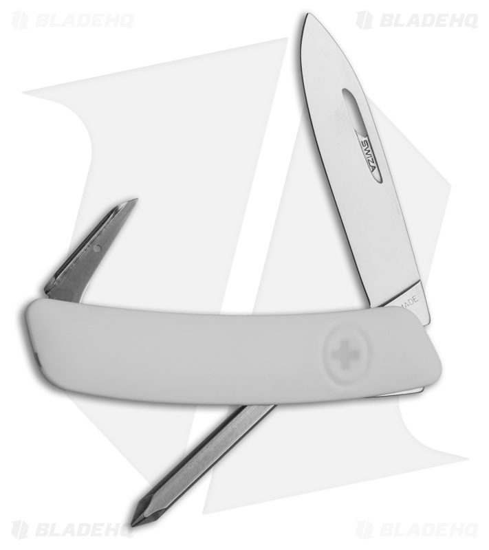 Swiza D02 Swiss Pocket Knife White (3" Satin)