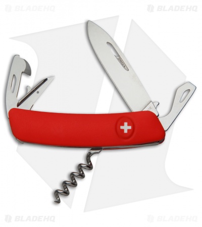 Swiza D03 Swiss Pocket Knife Red (3" Satin) 