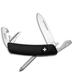 Swiza D04 Swiss Pocket Knife Black (3" Satin) 