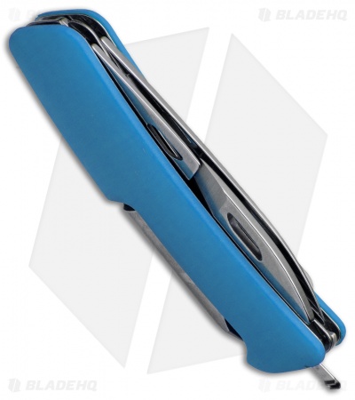 Swiza D04 Swiss Pocket Knife Blue (3" Satin) 