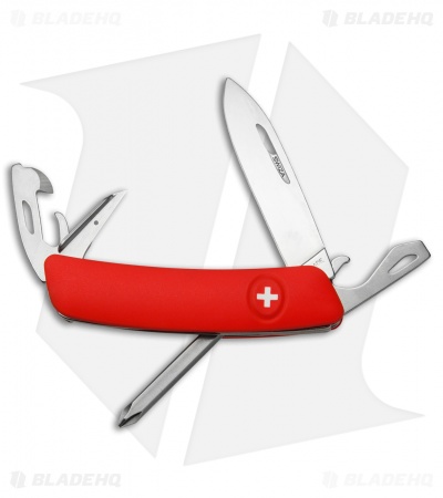 Swiza D04 Swiss Pocket Knife Red (3" Satin) 