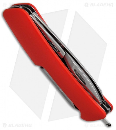 Swiza D04 Swiss Pocket Knife Red (3" Satin) 