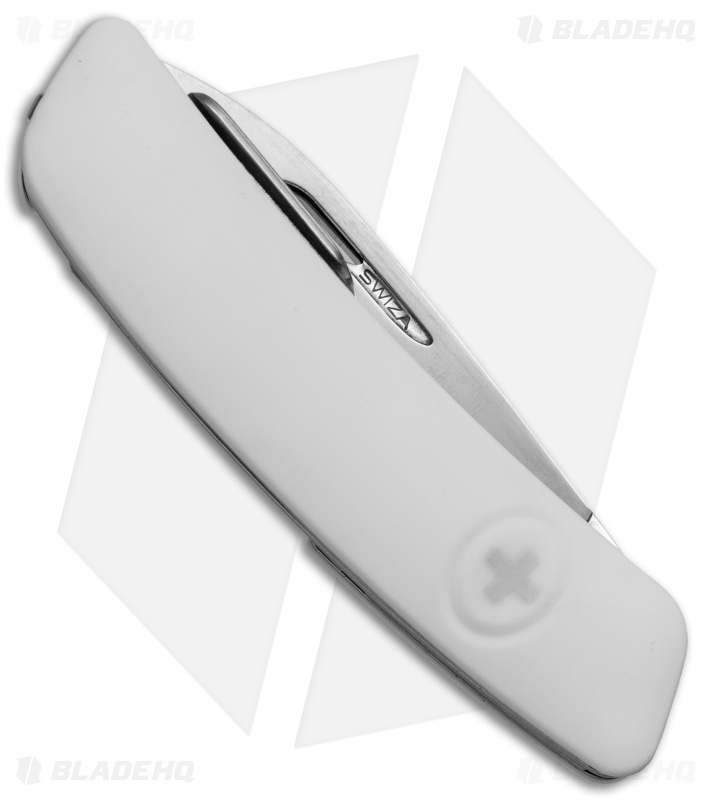 Swiza D04 Swiss Pocket Knife White (3" Satin) 