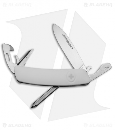 Swiza D04 Swiss Pocket Knife White (3" Satin) 
