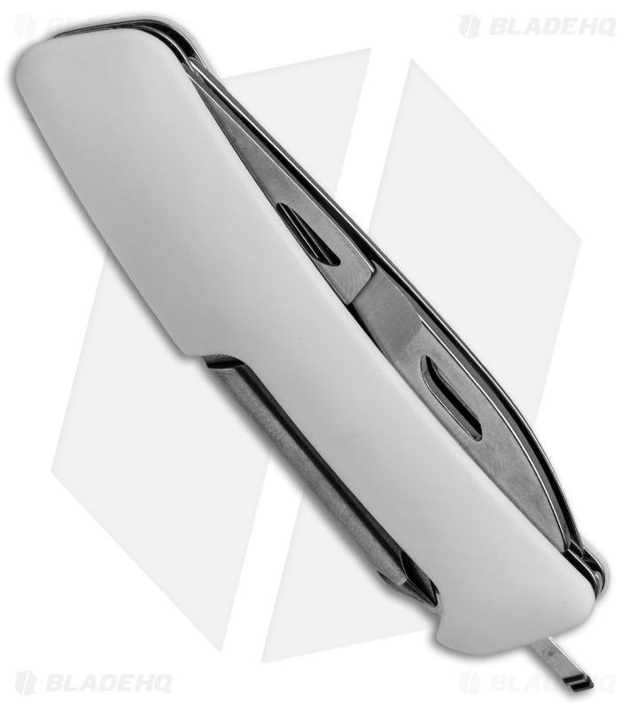 Swiza D04 Swiss Pocket Knife White (3" Satin) 