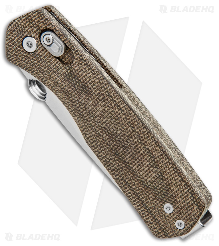 The James Brand The Carter Ambi-Slider Knife OD Green Micarta (2.8" Satin) 