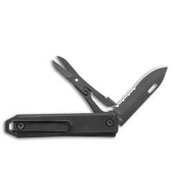 The James Brand The Ellis Lockback Knife & Tool w/Scissors Black (2.75" Blk Ser)