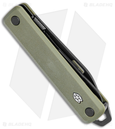The James Brand The Ellis Lockback Knife & Tool w/Scissors OD Green (2.75" Blk)