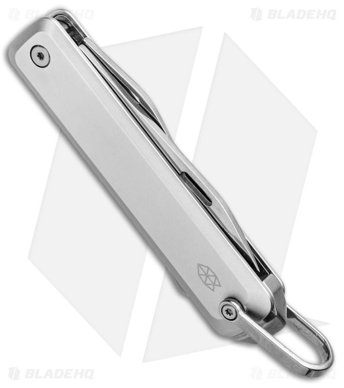 The James Brand The Ellis Lockback Knife & Tool Silver (2.5" Polish Serr)