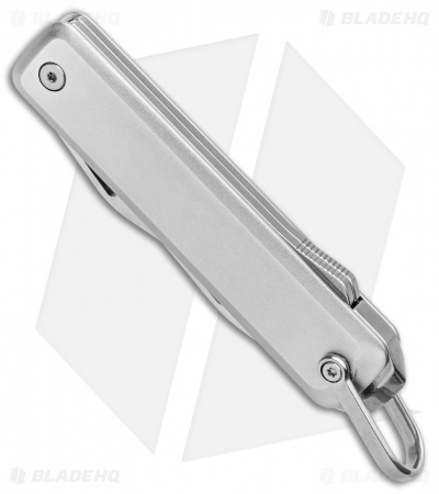 The James Brand The Ellis Lockback Knife & Tool Silver (2.5" Polish Serr)