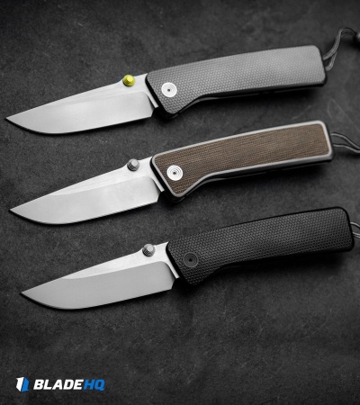 James Brand The Barnes Limited Frame Lock Knife Ti/Green Micarta (3.5" Two-Tone)
