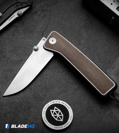 James Brand The Barnes Limited Frame Lock Knife Ti/Green Micarta (3.5" Two-Tone)
