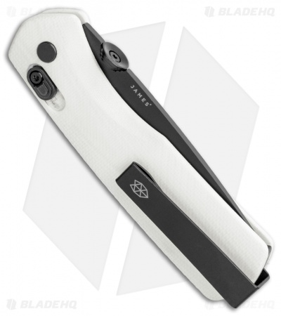 The James Brand The Carter Ambi-Slider Knife Bone G-10 (2.8" Black) 