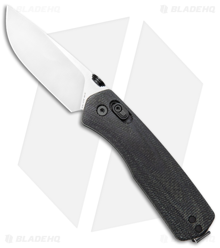 The James Brand The Carter Ambi-Slider Lock Knife Black Micarta (2.8" Satin) 