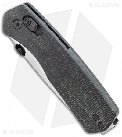 The James Brand The Carter Ambi-Slider Lock Knife Black Micarta (2.8" Satin) 