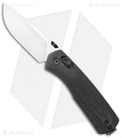 The James Brand The Carter Ambi-Slider Lock Knife Black Micarta (2.8" Satin) 