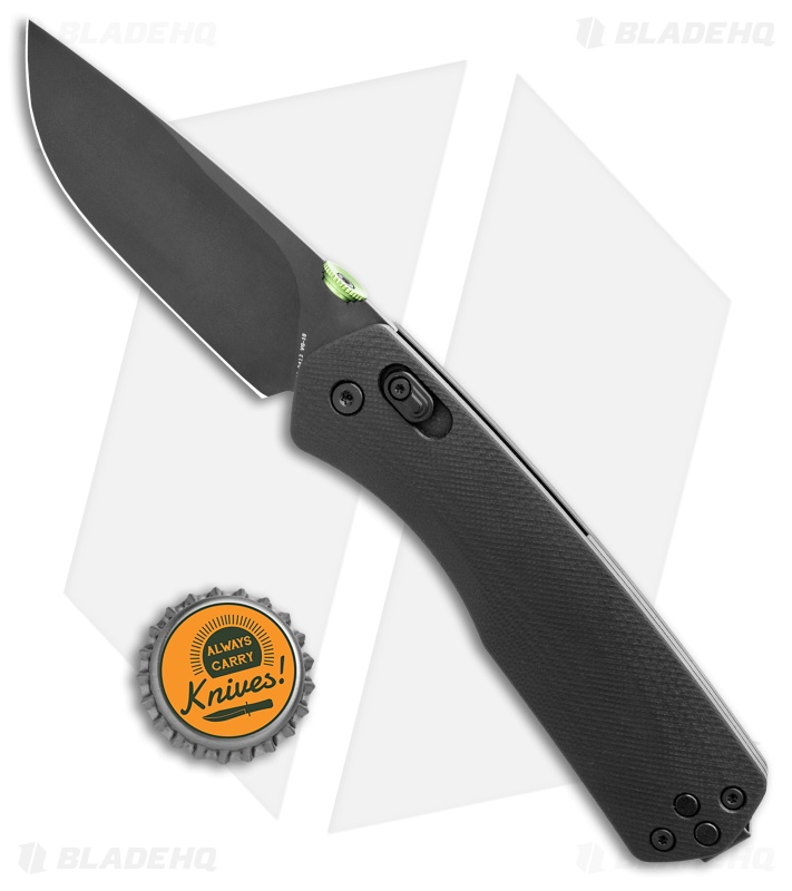 The James Brand The Carter XL Ambi-Slider Knife Black G-10 (3.25" Black) 