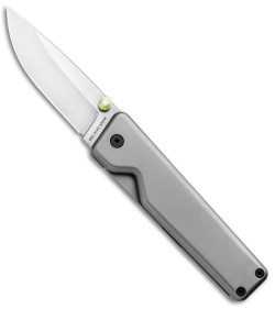 The James Brand The Chapter Frame Lock Knife Gray Titanium (2.63" Satin)